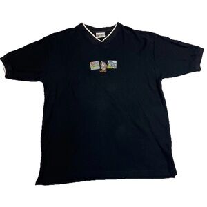 Disney Animal Kingdom Mickey Safari T-Shirt Vintage USA Made Embroidered